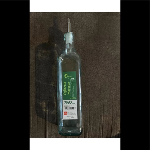 Italian made oil dispenser bottle with telescopic pourer 750 ML Ogliarola Marasc - Picture 1 of 4